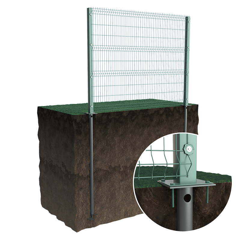 Монтаж со сваей